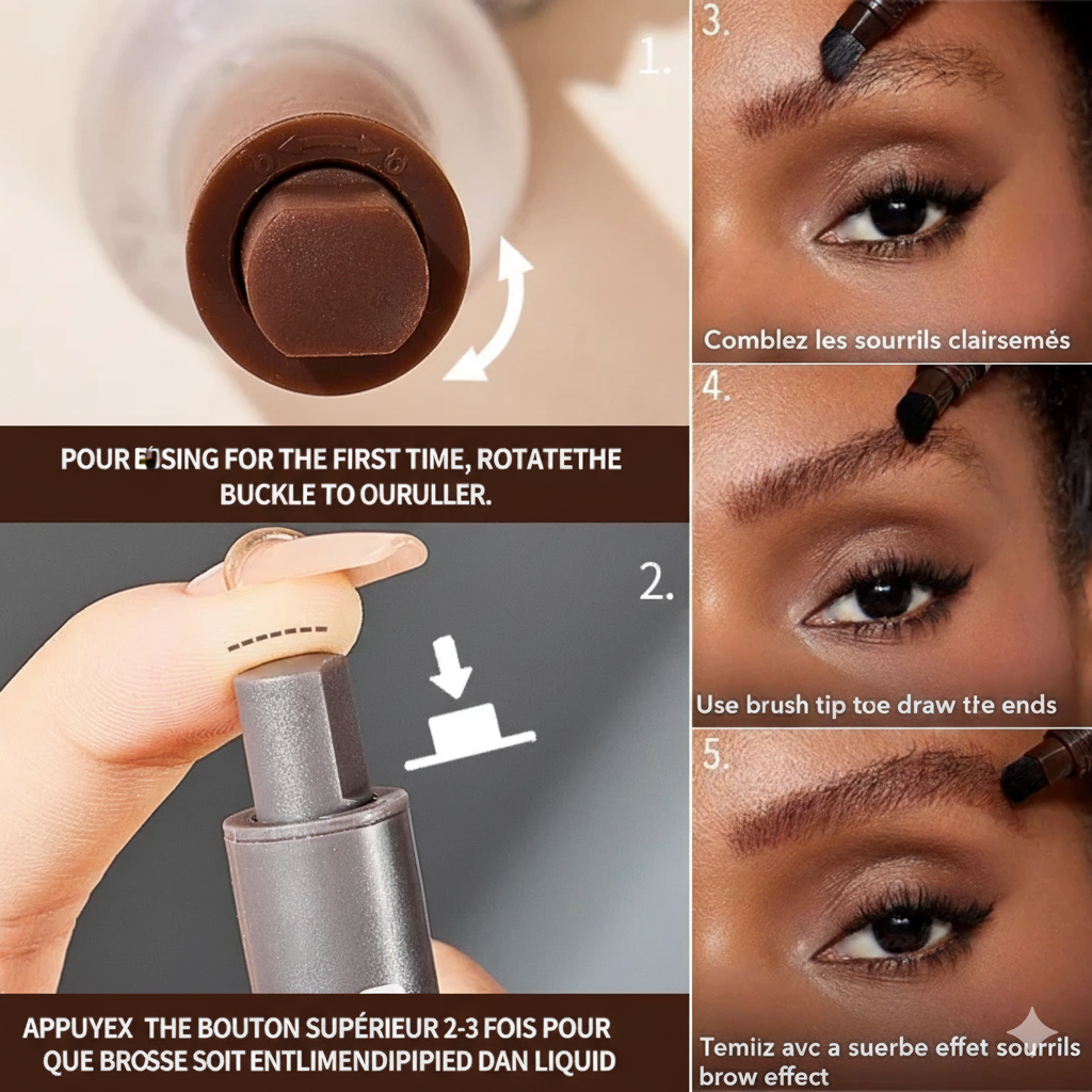 Crème Sourcils Sauvages Waterproof – Regard Naturel & Défini
