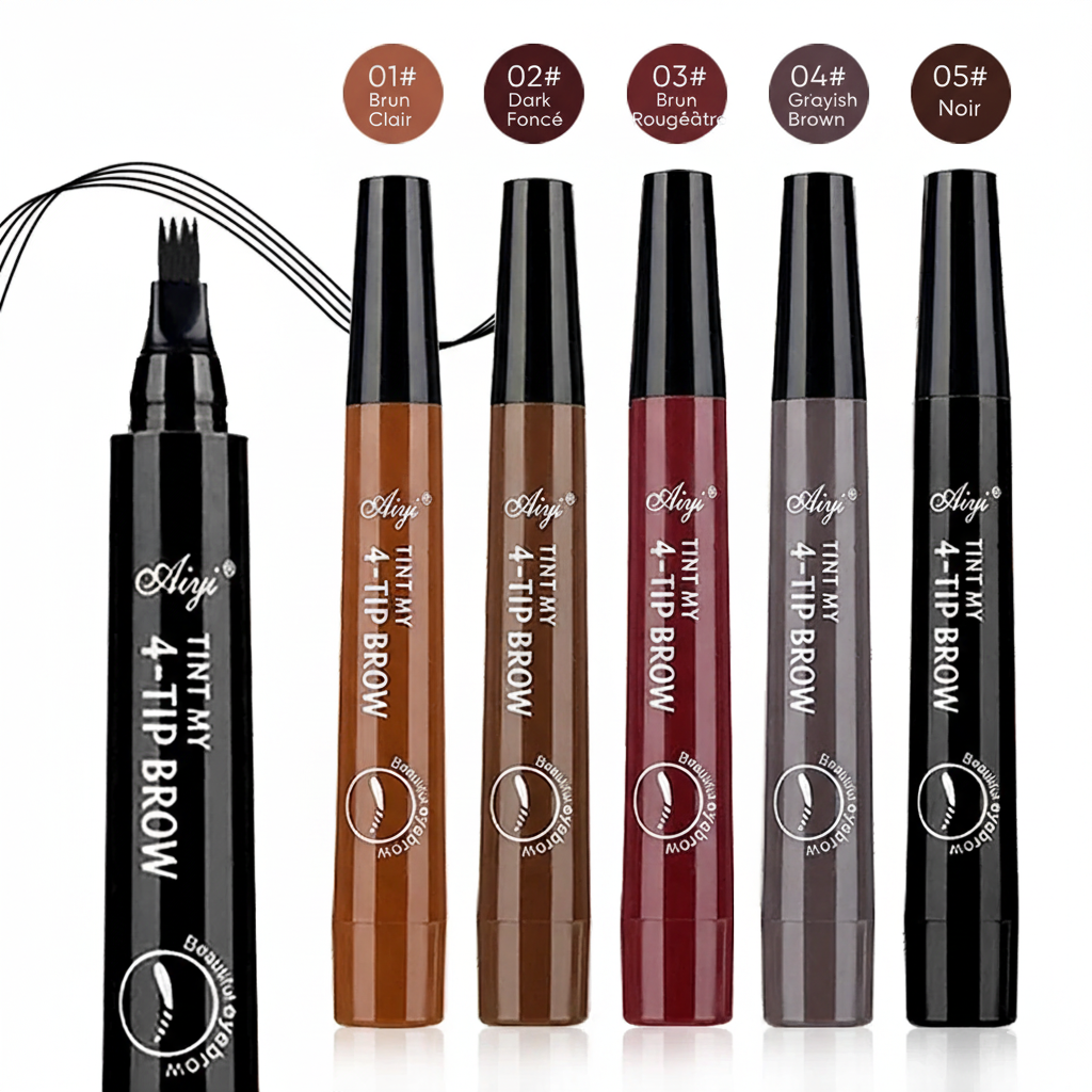 Stylo Sourcils 4 Pointes – Précision & Élégance Durable