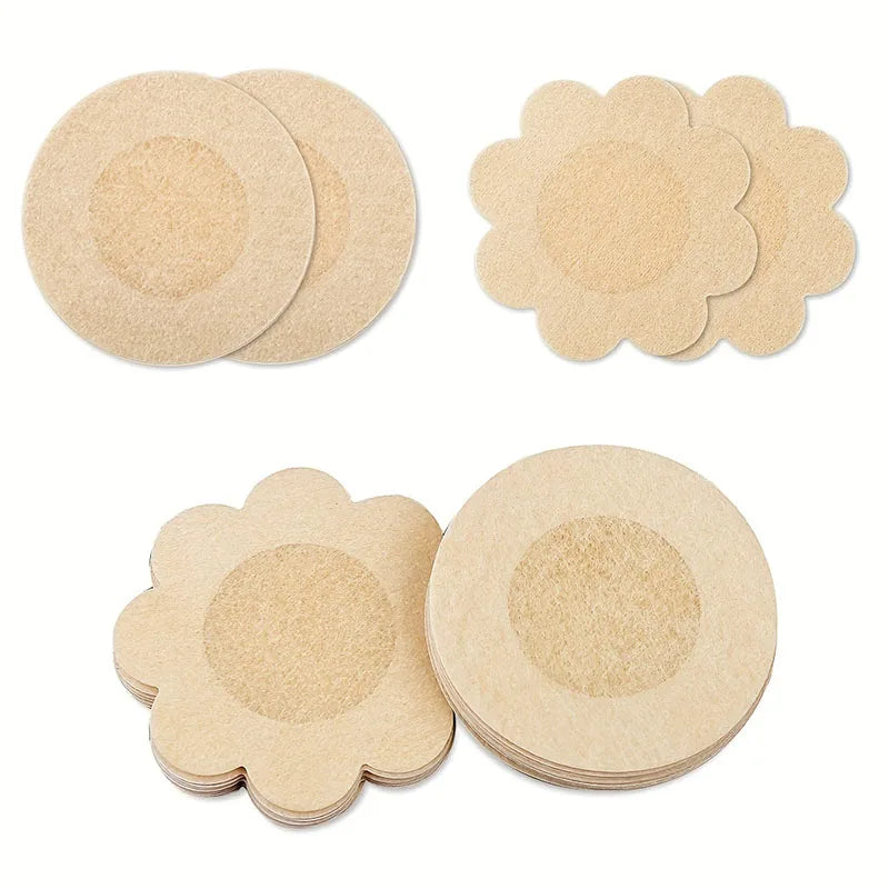Pasties Invisibles 100× — Patches Cache-Tétons Jetables Ultra-Fins