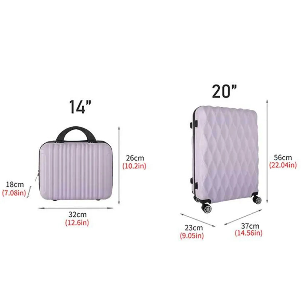 Set de Valises Élégance 2 Pièces – Légèreté & Style en Voyage