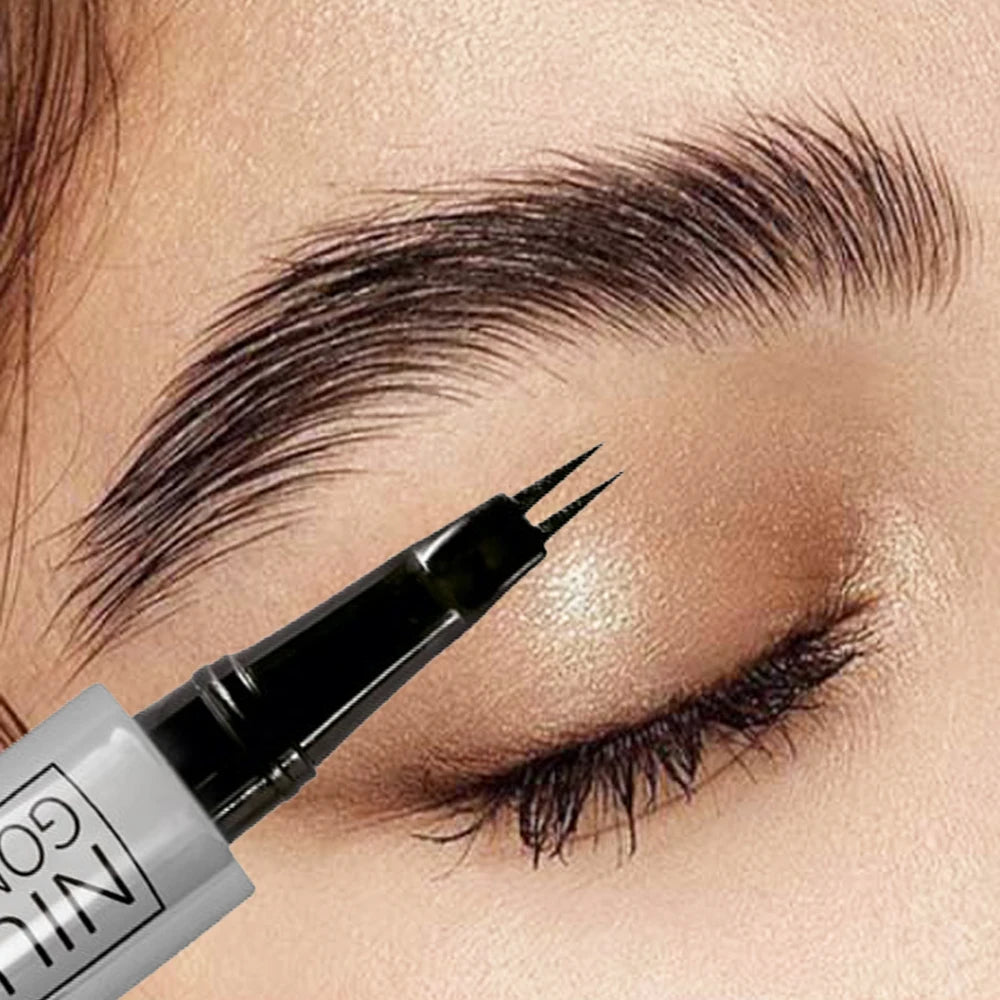 Stylo Sourcils Double Pointe Waterproof – Précision & Polyvalence