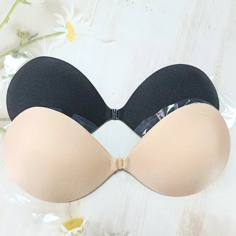 Palm Lift-Up — Soutien-Gorge Adhésif Invisible en Silicone (Fermeture Frontale)