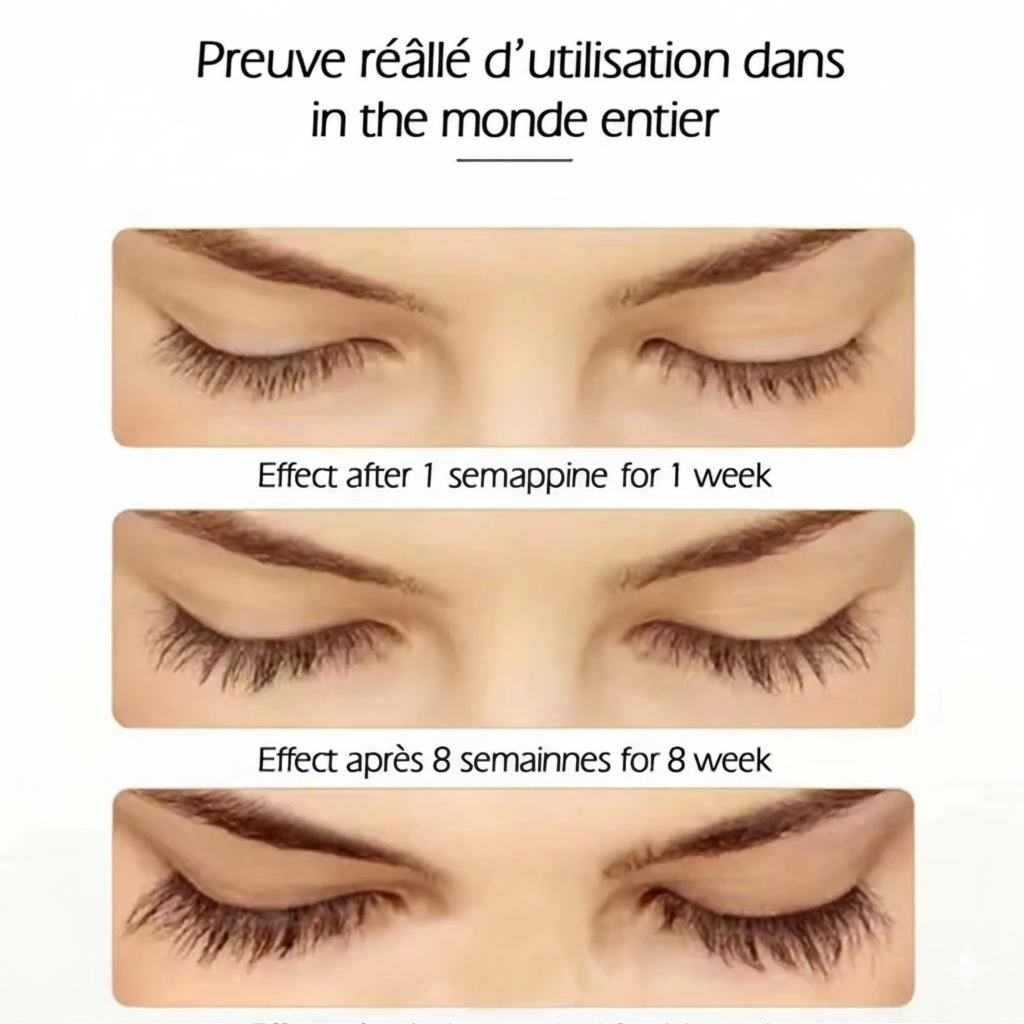 Sérum Cils & Sourcils Sublimé – Croissance Naturelle et Regard Intense