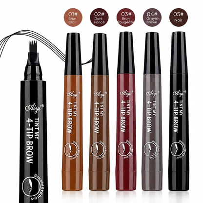 Stylo Sourcils 4 Pointes – Précision & Élégance Durable