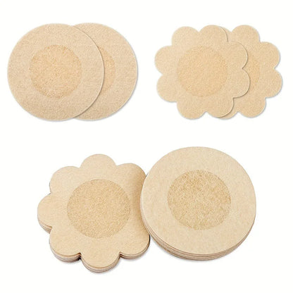Pasties Invisibles 100× — Patches Cache-Tétons Jetables Ultra-Fins