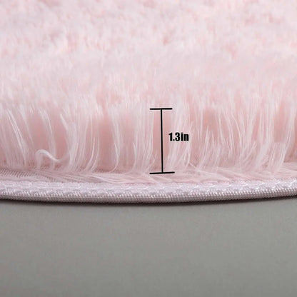 Tapis Rond Ultra-Doux – Élégance, Confort & Chaleur à Vos Pieds