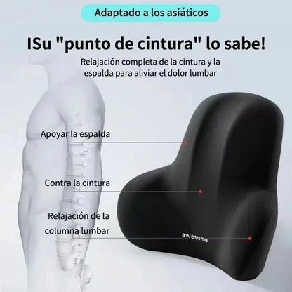 Coussin Lombaire Ergonomique à Mémoire de Forme – Confort Absolu & Soulagement Ciblé