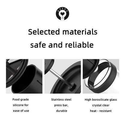 Cafetière à Piston TIMEMORE U – Élégance, Simplicité & Saveur Authentique